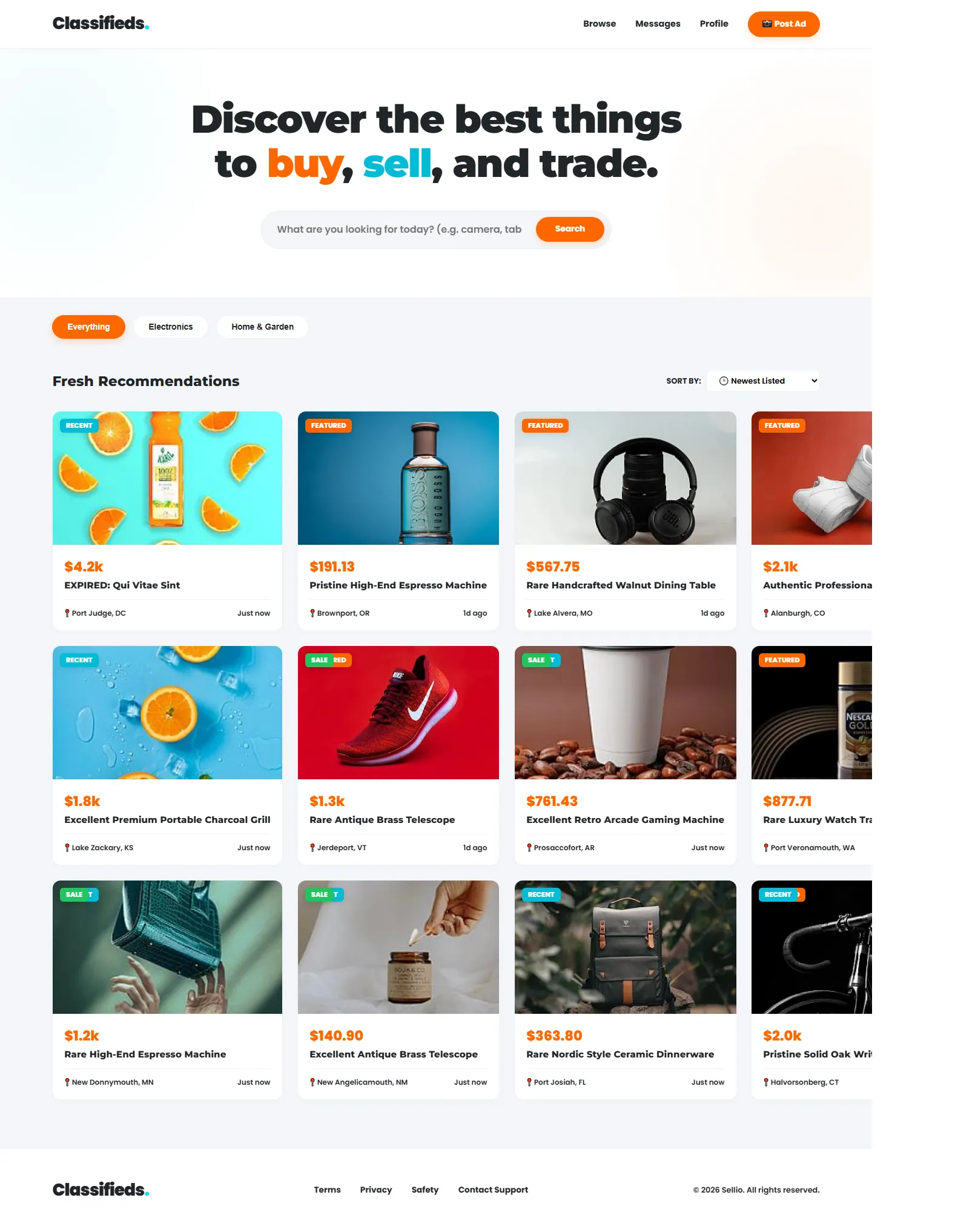Classifieds Modern