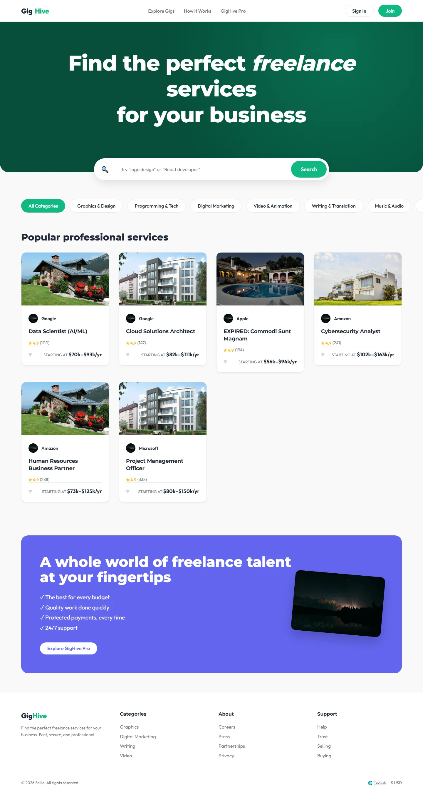 Jobs Freelance
