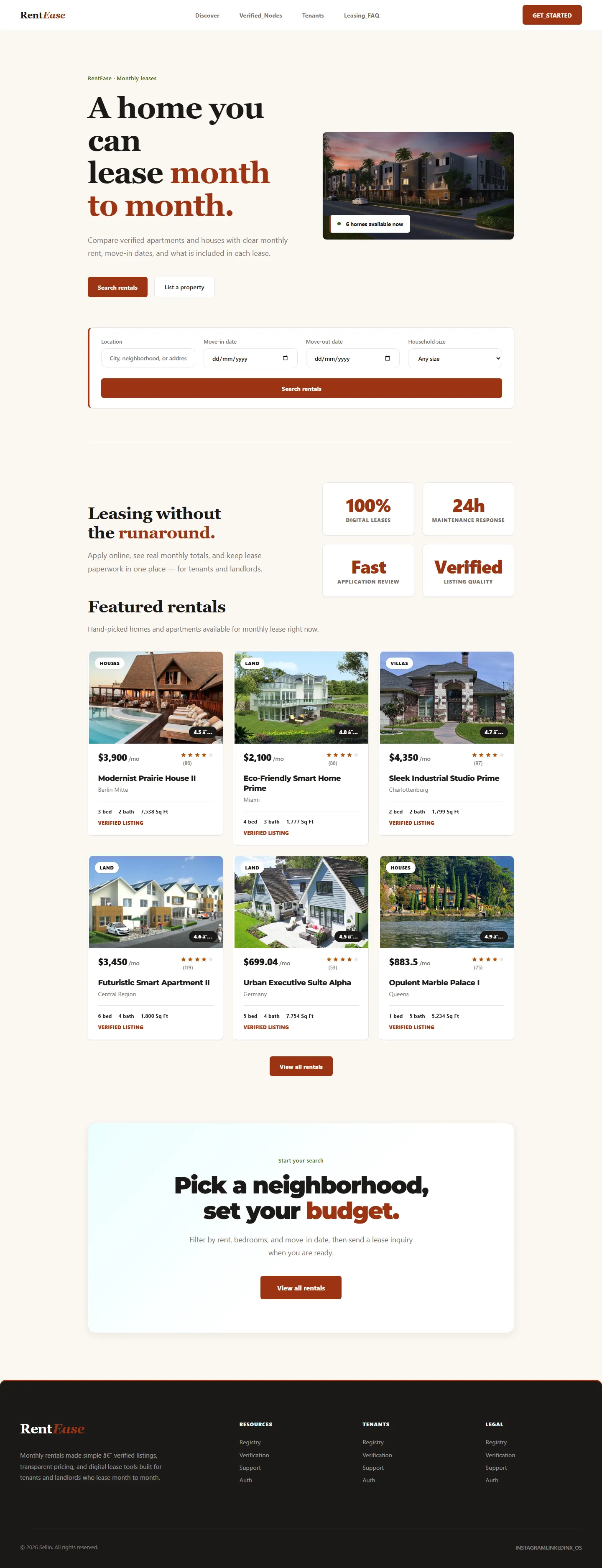 Properties Rental